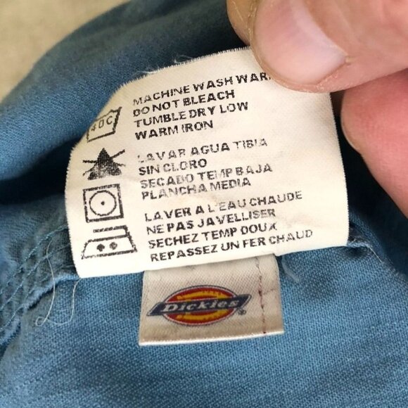 Vintage Dickies Mens Work Shirt XL Lot of Two Short Sleeve Button Up Workwear - Picture 14 of 16